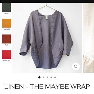 The Maybe Collection 100% Linen Wrap